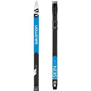 Salomon XC SKI SET RC ESKIN JR+PLK ACC JR Junior sífutó léc kötéssel, fekete, méret 145