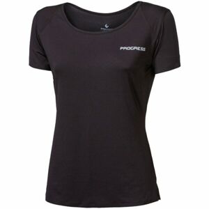 PROGRESS RAPTORIA Női póló sportoláshoz, fekete, méret S