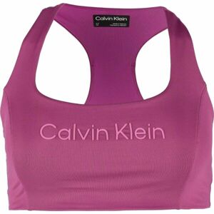 Calvin Klein ESSENTIALS PW MEDIUM SUPPORT SPORTS BRA Női sportmelltartó, rózsaszín, méret L