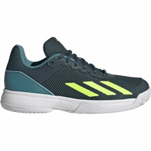 adidas COURTFLASH K Gyerek teniszcipő, zöld, méret 35.5