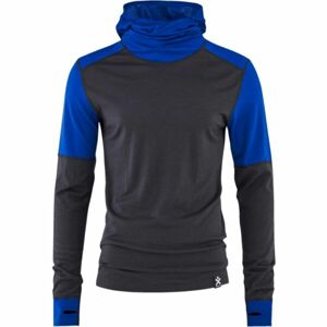 Bula MERINO WOOL HOODIE Férfi merinó pulóver, sötétszürke, veľkosť XL