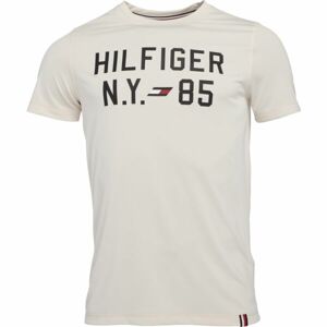 Tommy Hilfiger GRAPHIC S/S TRAINING TEE Férfi póló, fehér, méret XL