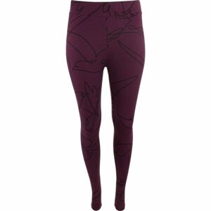 ALPINE PRO VOLEDA Női legging, bordó, méret M