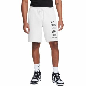 Nike CLUB+ FT SHORT MLOGO Férfi rövidnadrág, fehér, méret
