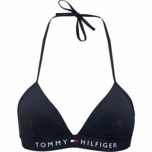 Tommy Hilfiger TH ORIGINAL-TRIANGLE FIXED FOAM Női fürdőruha felső, sötétkék, veľkosť XS