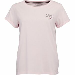 Tommy Hilfiger TH ORIGINAL-SHORT SLEEVE T-SHIRT Női póló, rózsaszín, veľkosť L