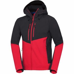 Northfinder GRAYSON Férfi softshell kabát, fekete, méret M