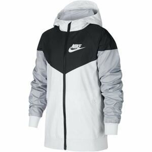 Nike SPORTSWEAR WINDRUNNER JACKET Gyerek átmeneti kabát, fehér, veľkosť XL