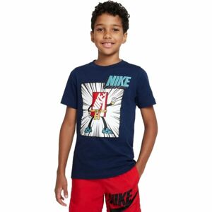 Nike NSW TEE Fiú póló, sötétkék, veľkosť L