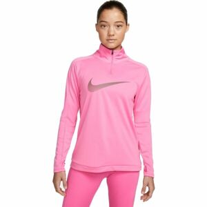 Nike NK DF SWOOSH HBR HZ Női pulóver, rózsaszín, méret XL
