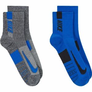 Nike MIKE MULTIPLIER Uniszex zokni, kék, veľkosť S
