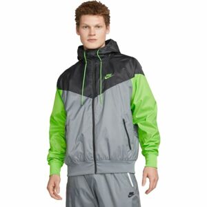 Nike HERITAGE ESSENTIALS WINDRUNNER Férfi kabát, szürke, méret M