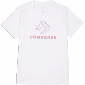 Converse SEASONAL STAR CHEVRON SS TEE Női póló, fehér, méret L