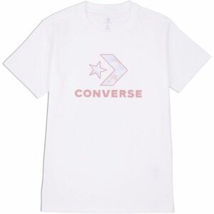 Converse SEASONAL STAR CHEVRON SS TEE Női póló, fehér, méret S