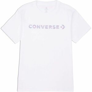 Converse WORDMARK SS TEE Női póló, fehér, méret
