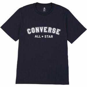 Converse CLASSIC FIT ALL STAR SINGLE SCREEN PRINT TEE Uniszex póló, fekete, veľkosť L
