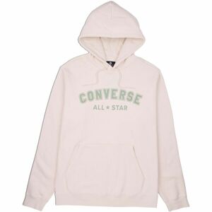 Converse CLASSIC FIT ALL STAR SINGLE SCREEN PRINT HOODIE BB Uniszex pulóver, rózsaszín, veľkosť XXS