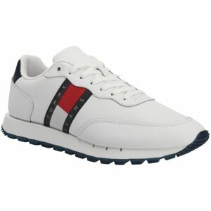 Tommy Hilfiger TOMMY JEANS LEATHER RUNNER ESS Férfi szabadidőcipő, fehér, méret 42