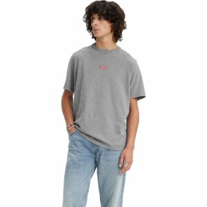 Levi's SS RELAXED BABY TAB T Férfi póló, szürke, méret S