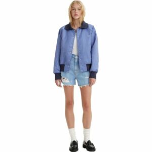 Levi's HIGH WAISTED MOM SHORT Női farmer rövidnadrág, világoskék, méret 25