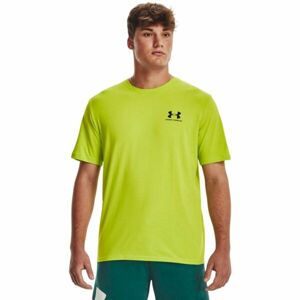 Under Armour SPORTSTYLE LC SS Férfi póló, zöld, veľkosť M