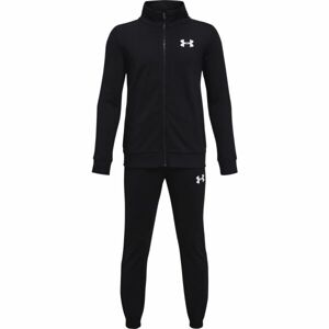 Under Armour UA KNIT TRACK SUIT Fiú melegítő szett, fekete, veľkosť XS