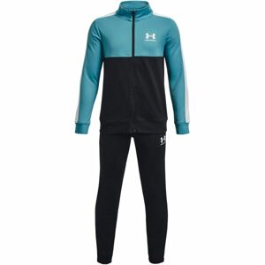 Under Armour CB KNIT TRACK SUIT Fiú melegítő szett, fekete, méret