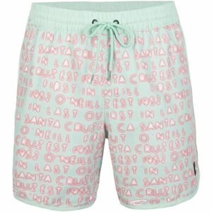 O'Neill SCALLOP NEON 16'' SWIM SHORTS Férfi fürdőnadrág, világoszöld, méret M