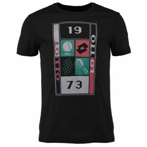 Lotto TEE SUPRA VII Férfi póló, fekete, méret S