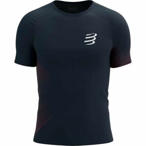 Compressport PERFORMANCE SS TSHIRT M Férfi futófelső, fekete, méret L