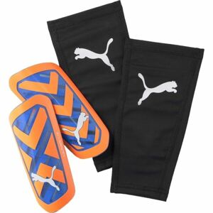 Puma ULTRA FLEX SLEEVE Gyerek futball sípcsontvédő, narancssárga, méret