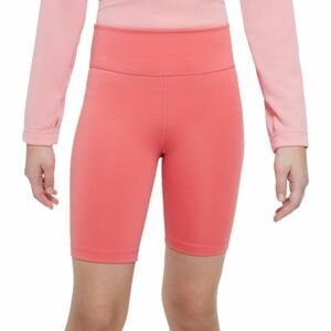 Nike NK DF ONE BIKE SHORT Lány rövidnadrág, lazac, méret M