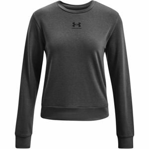 Under Armour RIVAL TERRY CREW Női pulóver, sötétszürke, méret L