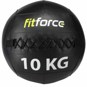 Fitforce WALL BALL 10 KG Medicinbal, fekete, méret 10 kg
