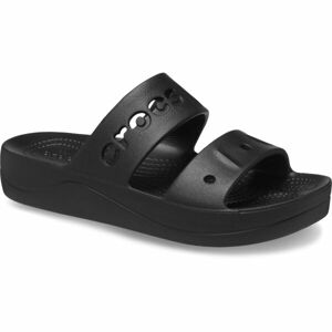 Crocs BAYA PLATFORM SANDAL Női papucs, fekete, méret 41/42