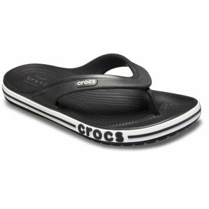 Crocs BAYABAND FLIP Uniszex flip-flop papucs, fekete, méret 38/39