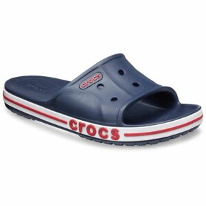 Crocs BAYABAND SLIDE Uniszex papucs, sötétkék, méret 46/47