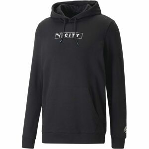 Puma MCFC FTBLLEGACY HOODY Férfi pulóver, fekete, veľkosť XL