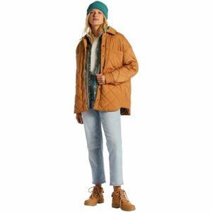 Billabong TRANSPORT SHACKET Steppelt női kabát, barna, méret XS