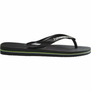 HAVAIANAS BRASIL LOGO Uniszex flip-flop papucs, fekete, méret 43/44