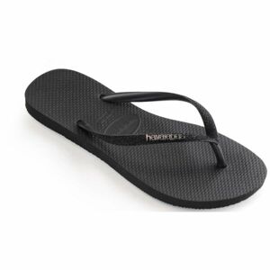 HAVAIANAS SLIM GLITTER Női flip-flop papucs, fekete, méret 35/36