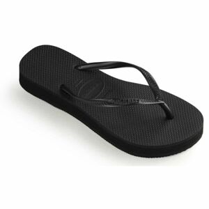 HAVAIANAS SLIM FLAT FORM Női flip-flop papucs, fekete, méret 41/42