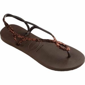 HAVAIANAS LUNA PREMIUM II Női flip-flop papucs, barna, méret 39/40