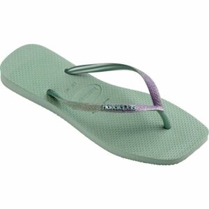 HAVAIANAS SQUARE GLITTER Női flip-flop papucs, világoszöld, méret 41/42