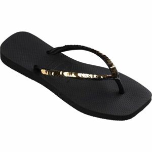 HAVAIANAS SQUARE MAGIC SEQUIN Női flip-flop papucs, fekete, méret 39/40