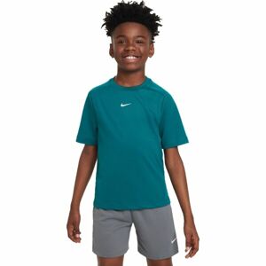 Nike DF MULTI SS TOP Fiú póló edzéshez, sötétzöld, méret M