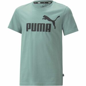 Puma ESS LOGO TEE B Fiú póló, zöld, méret