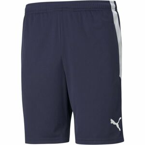 Puma TEAM LIGA TRAINING SHORTS Férfi futball rövidnadrág, sötétkék, méret S