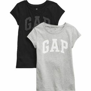 GAP V-SS LOGO GRPH T XLS 2PK Lány póló, fekete, méret S