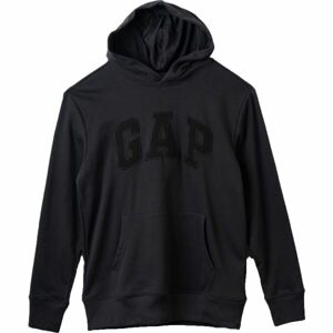 GAP XLS FT ARCH PO HD Férfi pulóver, fekete, veľkosť L
